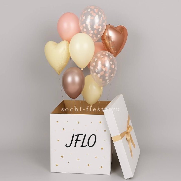 Коробка-сюрприз с шарами №2 в Перми