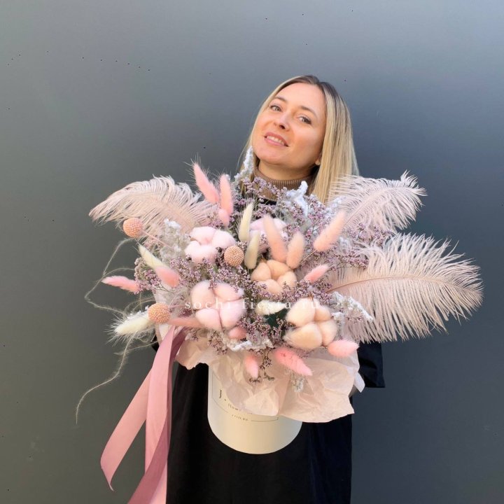 Авторский бокс с сухоцветами в Перми