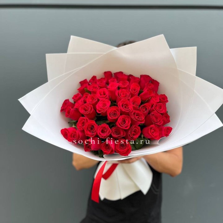 51  красная роза в Перми