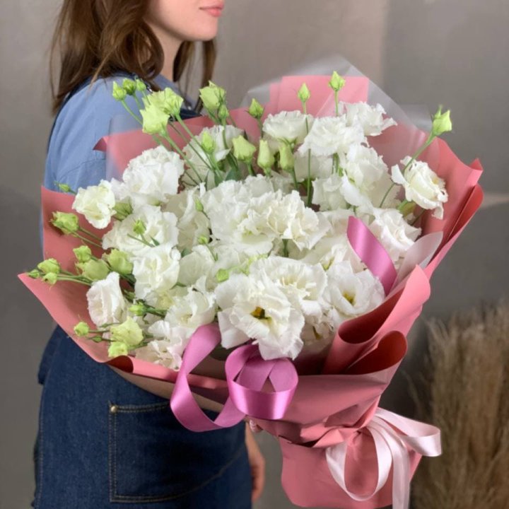 Букет эустом "Пудра" в Перми