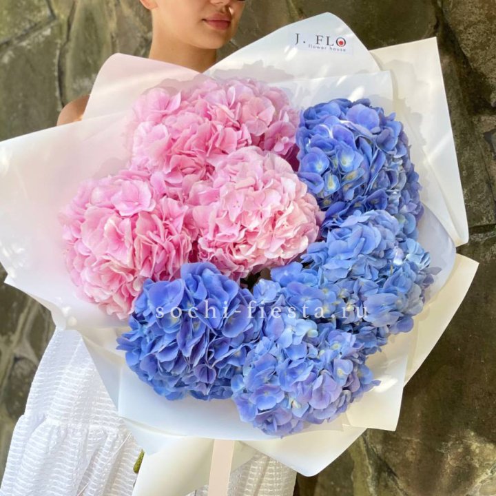 Букет гортензий №1 в Перми