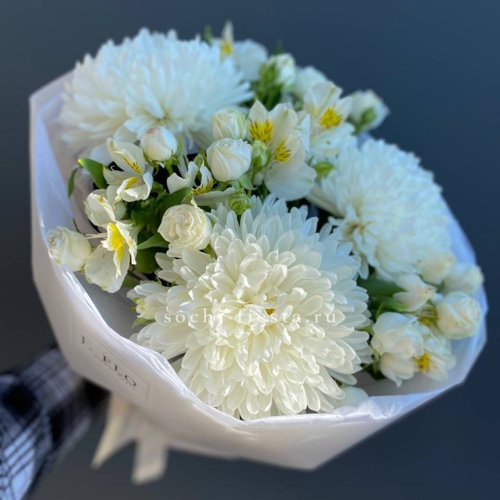 Букет из хризантем "Миранда" в Перми