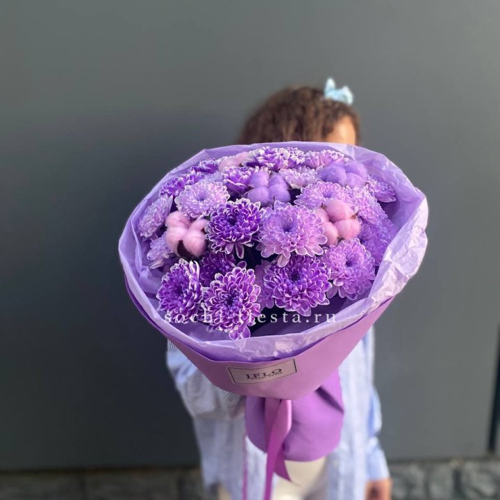 Хризантемы с хлопком в Перми