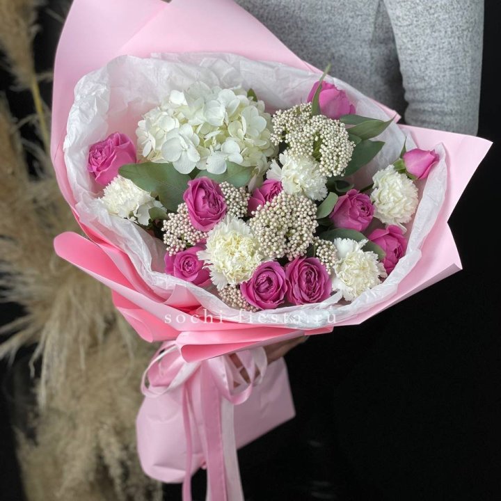 Букет с мисти бабблс №1 в Перми