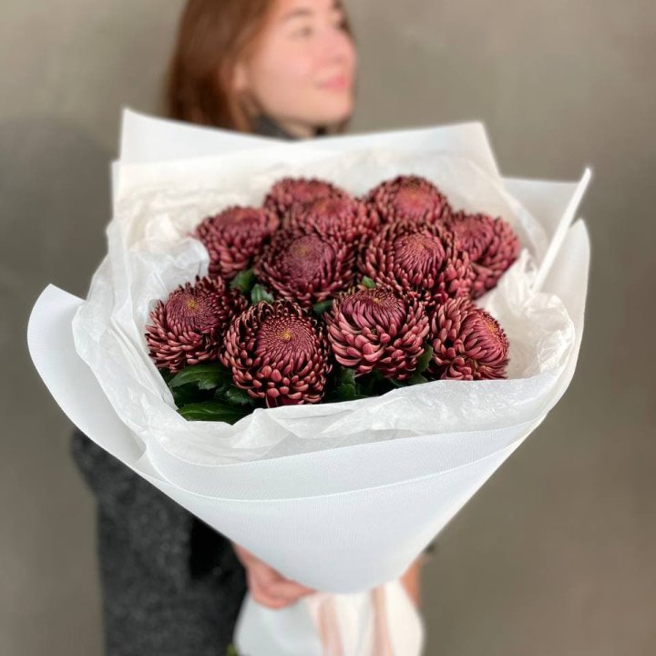 Букет хризантем "Касиопия" в Перми