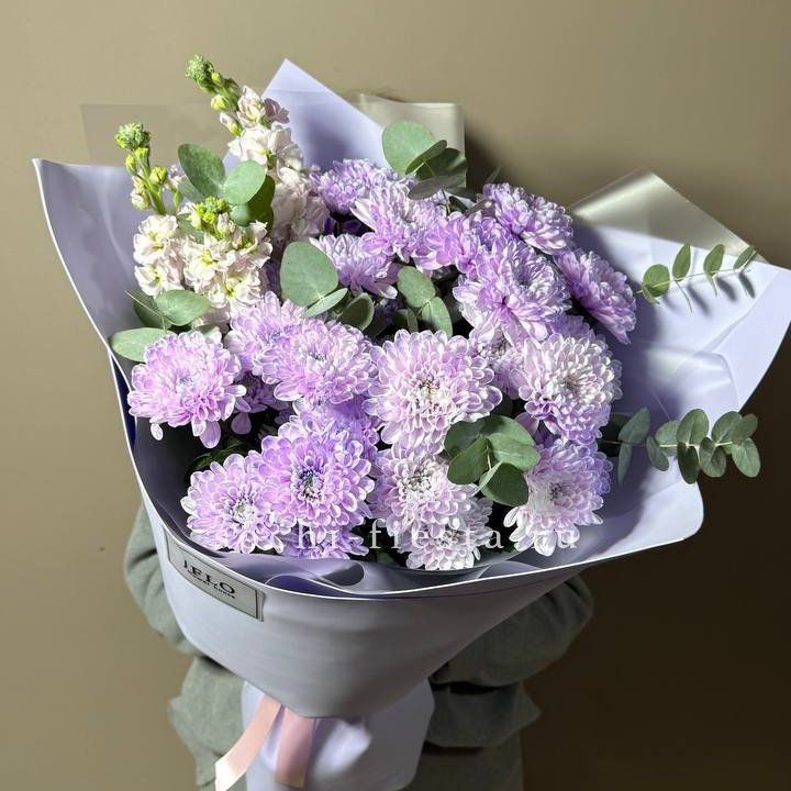 Дуо хризантема и маттиола в Перми