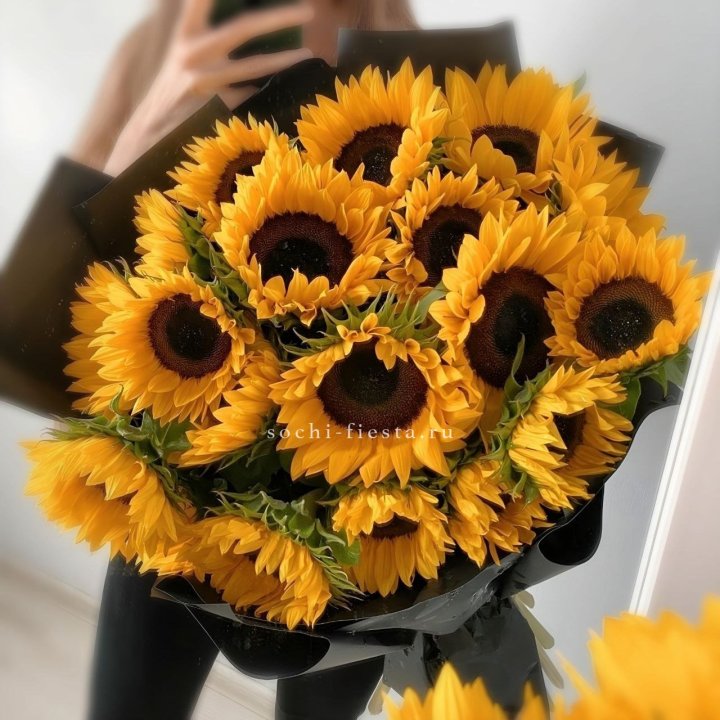 Букет подсолнухов "Гига" в Перми