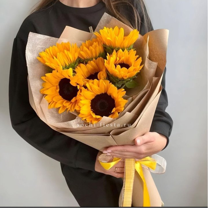 Букет из подсолнухов в Перми