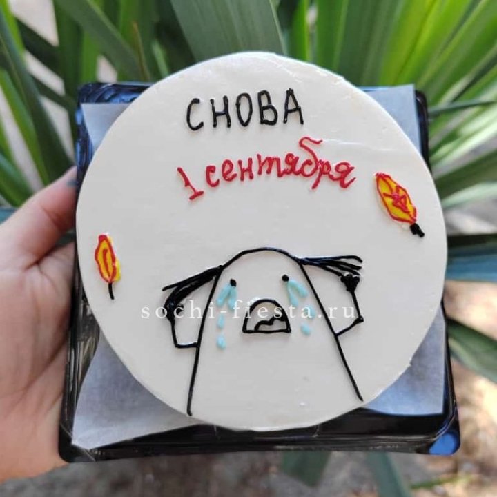 Бенто-торт "Не опять, а снова..." в Перми