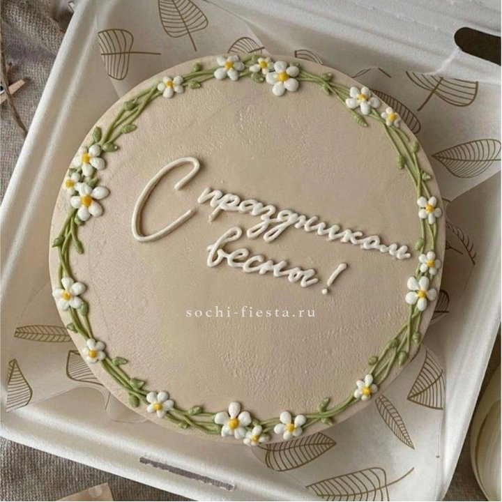 Бенто-торт "C праздником весны!"  в Перми