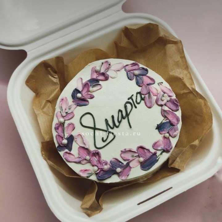 Бенто-торт "8 марта цветы"  в Перми