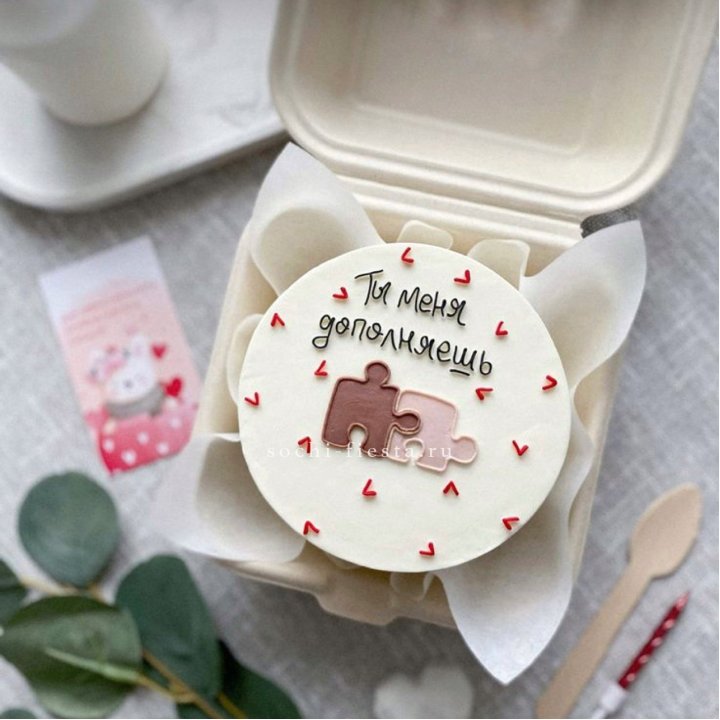 Бенто-торт "ТЫ меня дополняешь"  в Перми