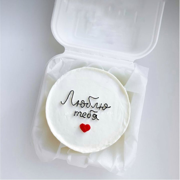 Бенто-торт "Люблю Тебя"  в Перми