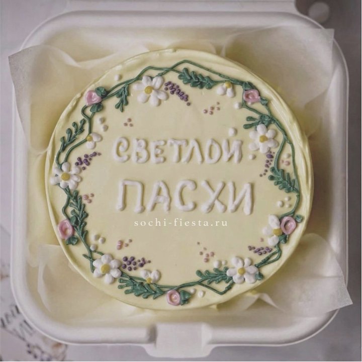 Бенто-торт "Светлой Пасхи" 2 в Перми