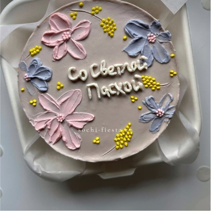 Бенто-торт "Светлой Пасхи" 3 в Перми