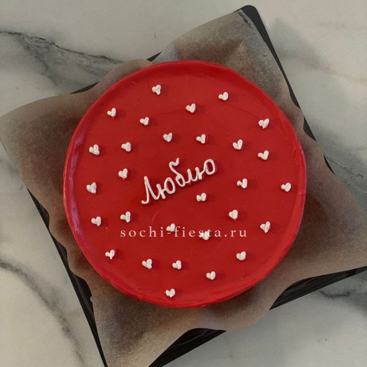 Бенто-торт "Люблю" в Перми