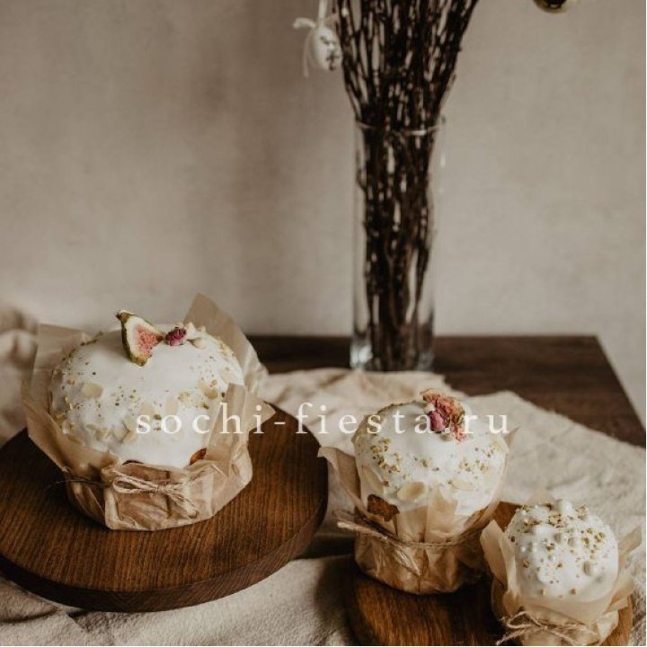 Кулич мини с изюмом в Перми