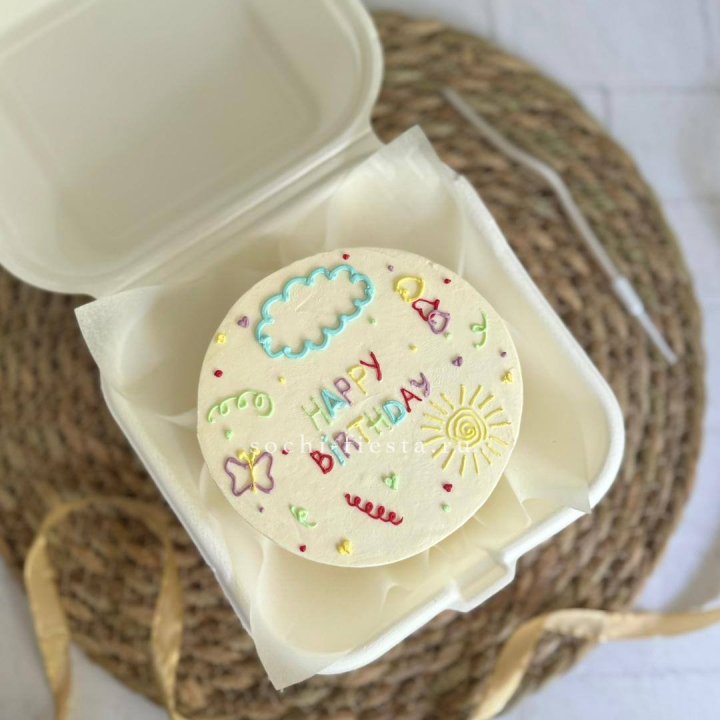 Бенто-торт "С днем рождения!"  в Перми