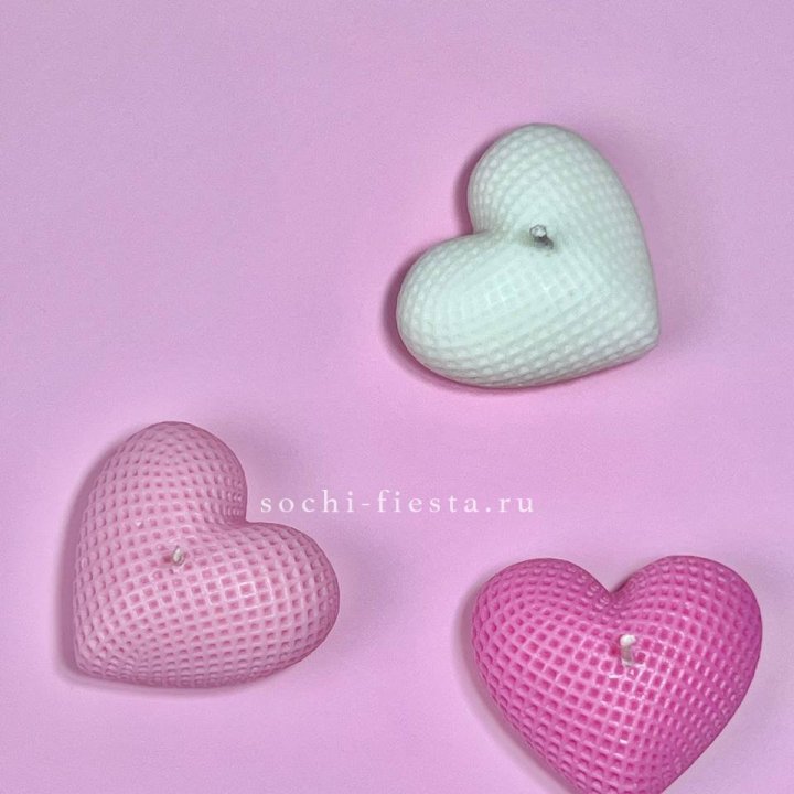 Набор свеч сердец в Перми