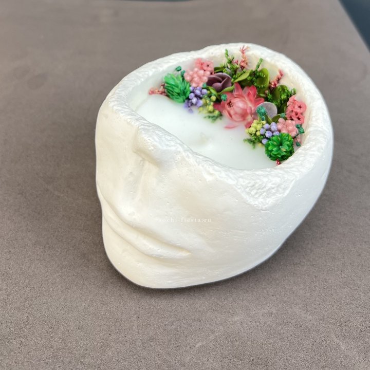 Свеча ароматическая в гипсе  в Перми