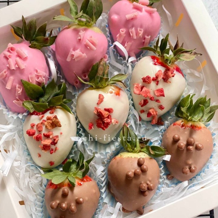 Клубника в шоколаде 9 ягод в Перми