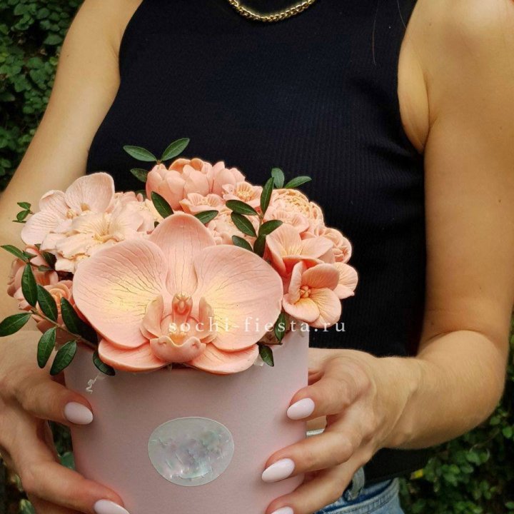 Шоколадный букет Орхидей в Перми