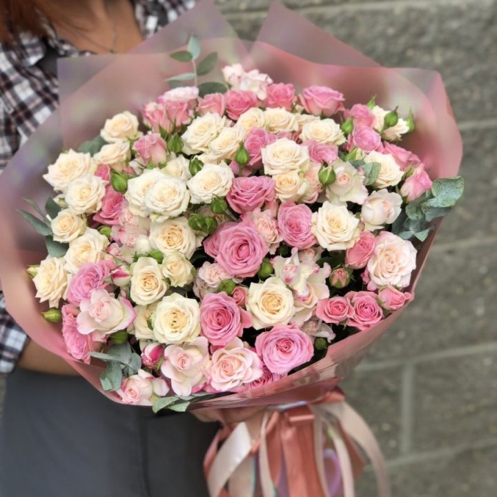 21 кустовая роза в Перми