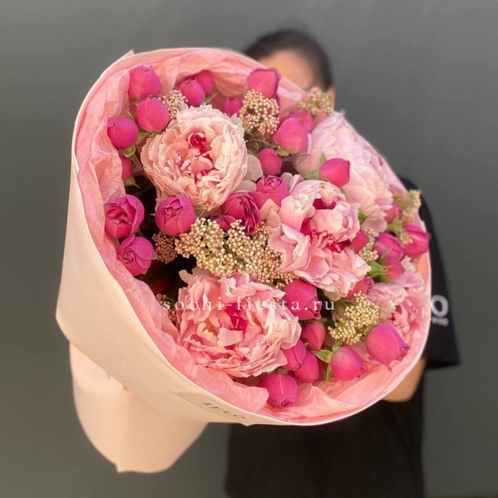  Букет с пионами "Преференс" в Перми