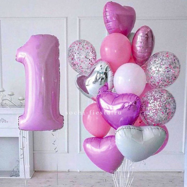 Набор шаров "С днем рождения" в Перми