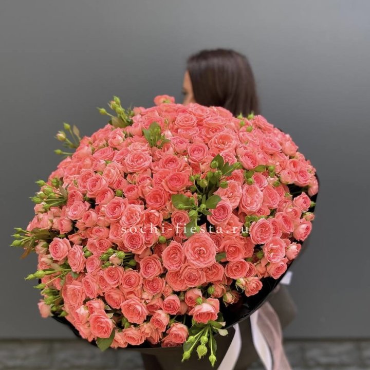 101 кустовая роза Барбадос в Перми