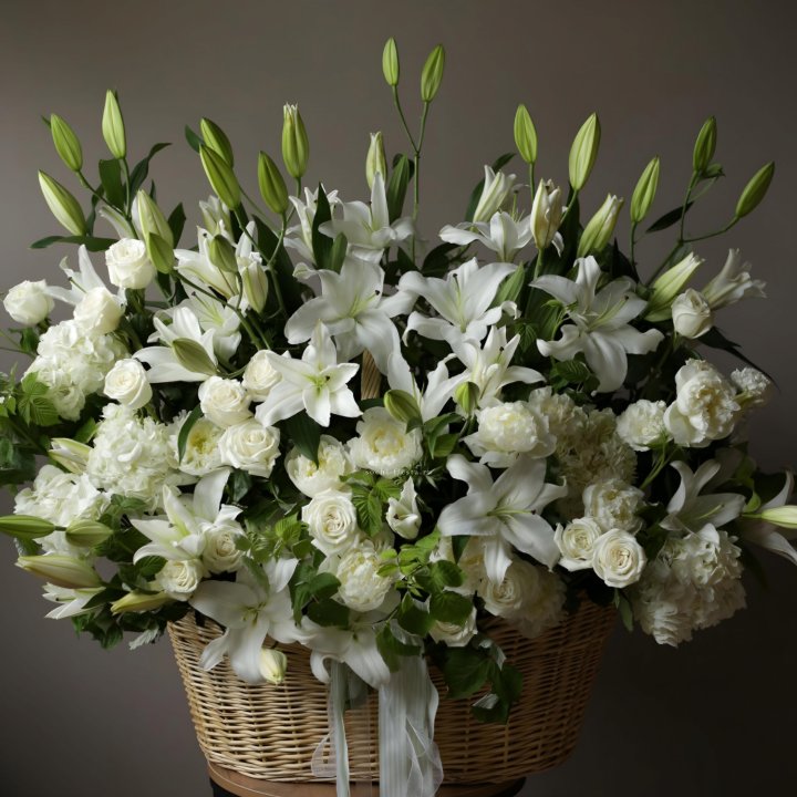 Цветочная корзина макси №3 в Перми