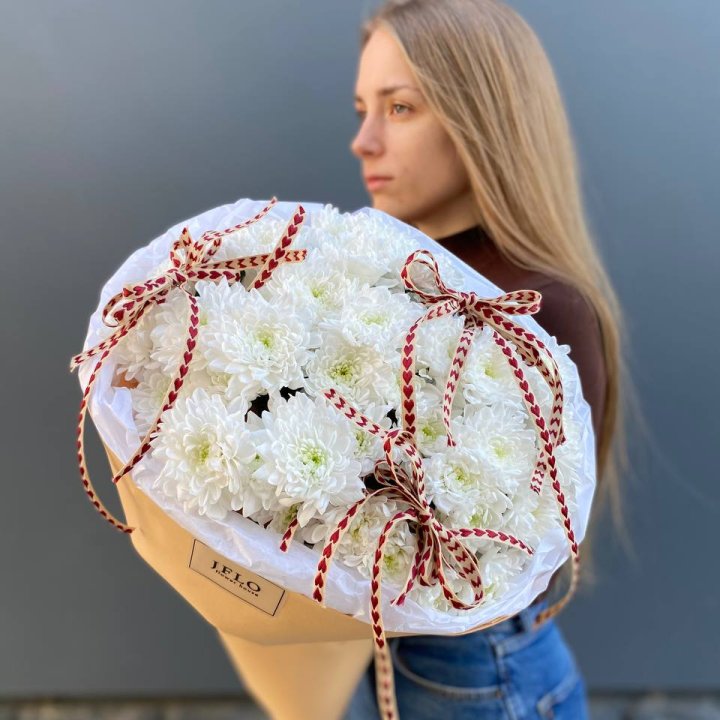 Букет "Хризантемы с любовью" в Перми