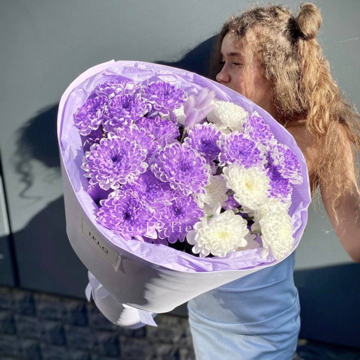  Букет хризантем "Сирена" в Перми