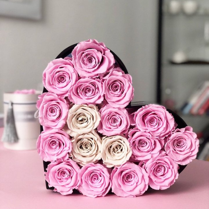 Сердце из роз в Перми