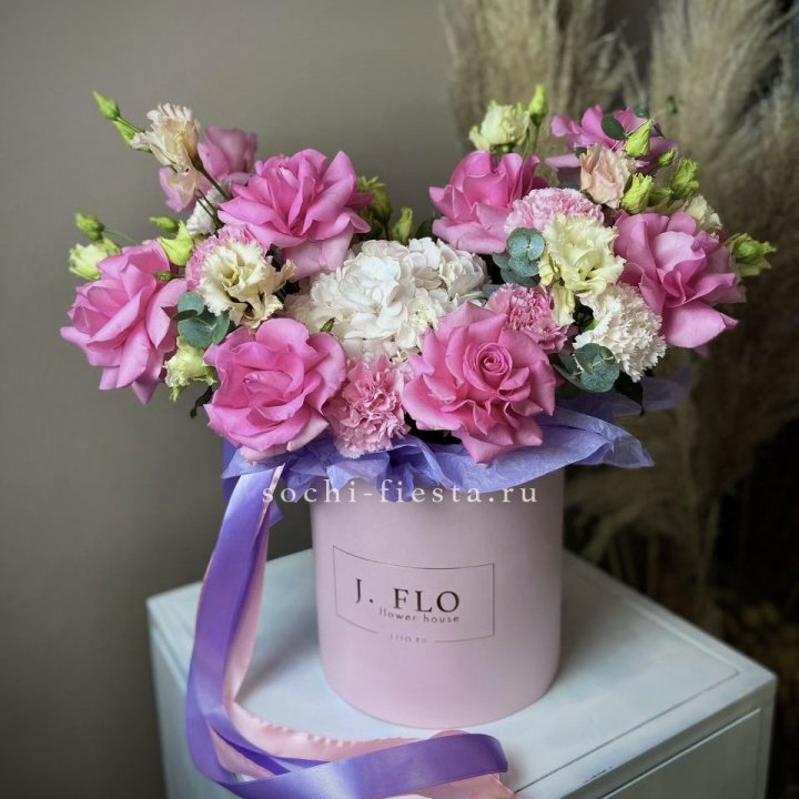 Цветочная коробка "Мишель" в Перми