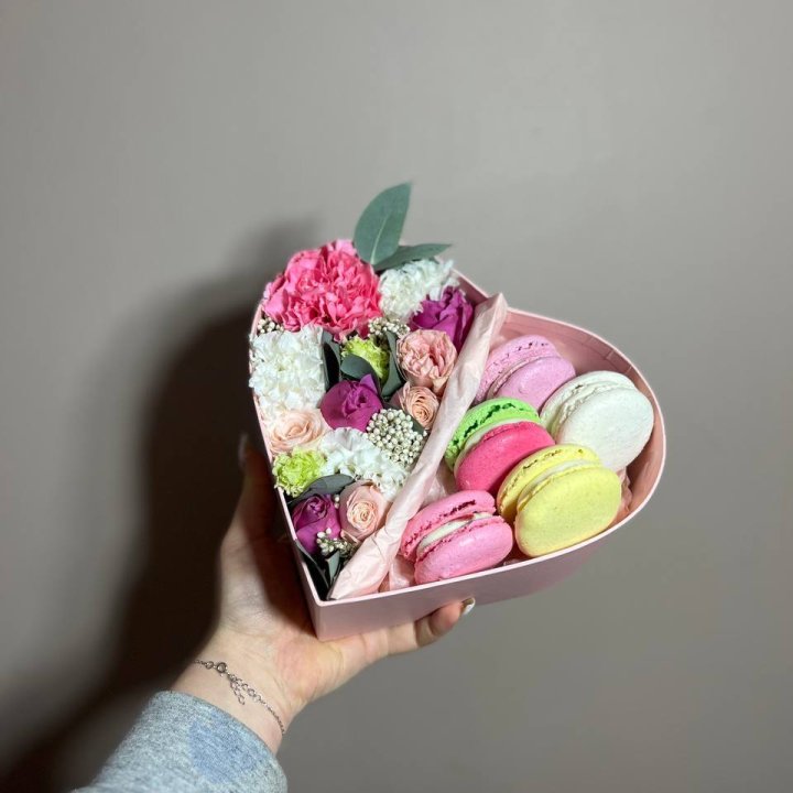 Дуо цветы и макаронсы в Перми