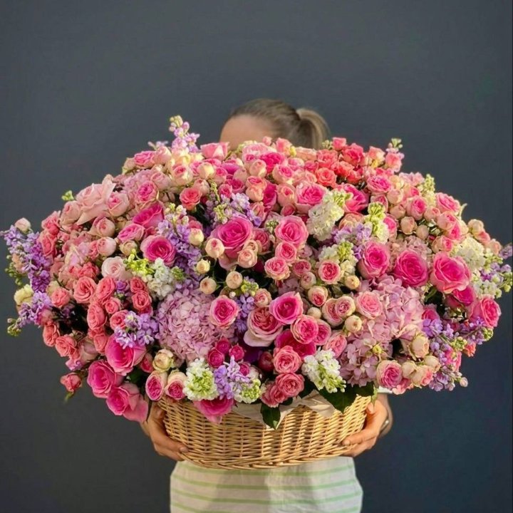 Цветочная корзина гигант №5 в Перми