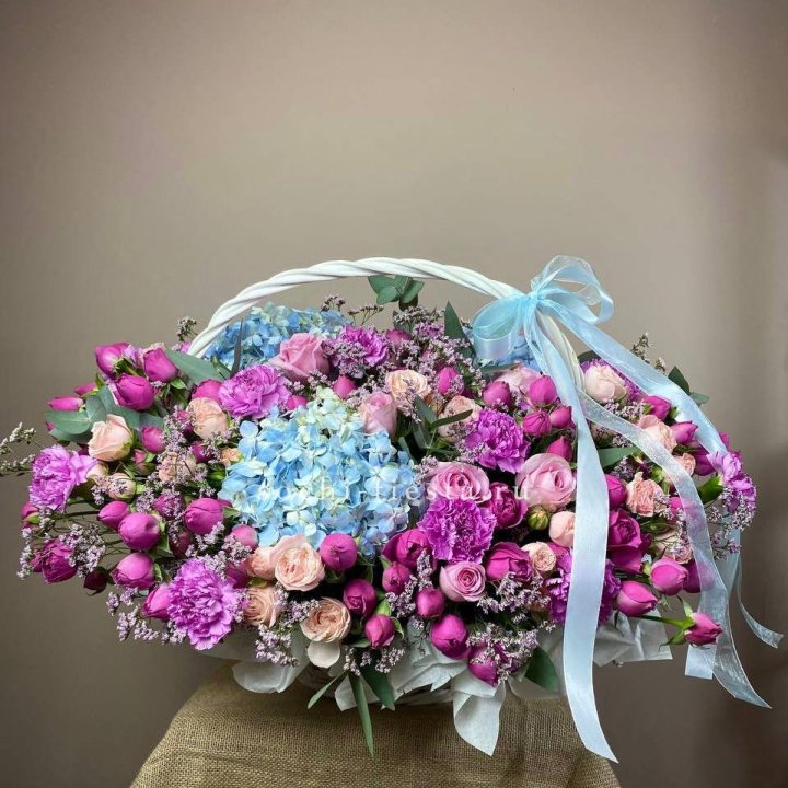 Авторская корзина "Лавандерия" в Перми