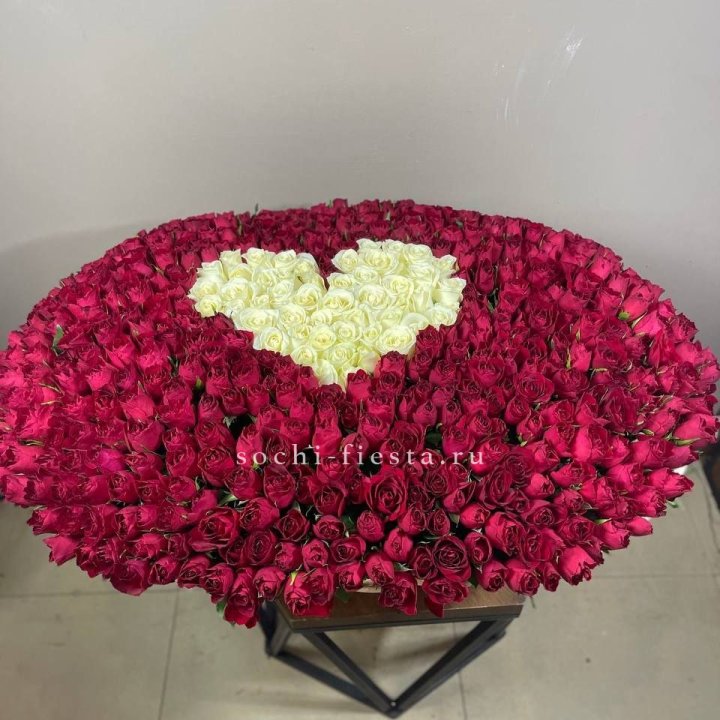501 роза в корзине в Перми