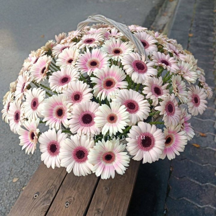 Корзина с герберами  в Перми