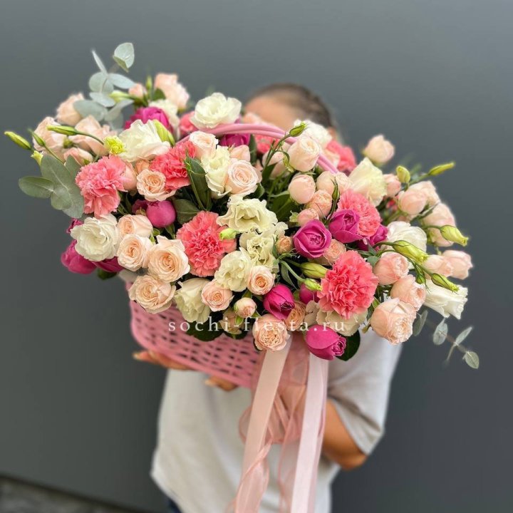 Цветочная корзина "Флоренция" в Перми