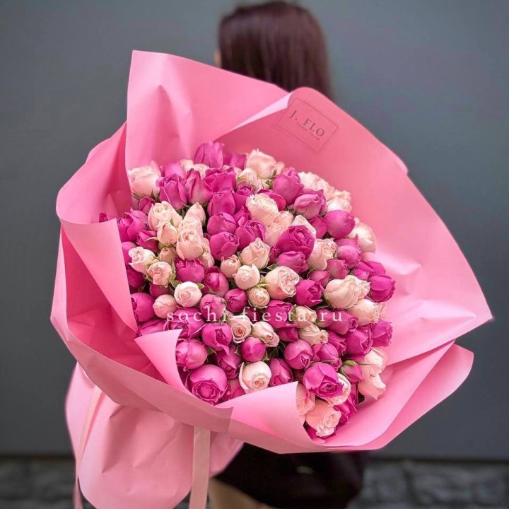 51 кустовая роза  в Перми