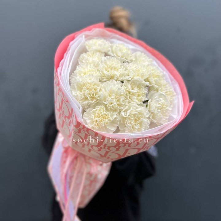 Белые диантусы №2 в Перми