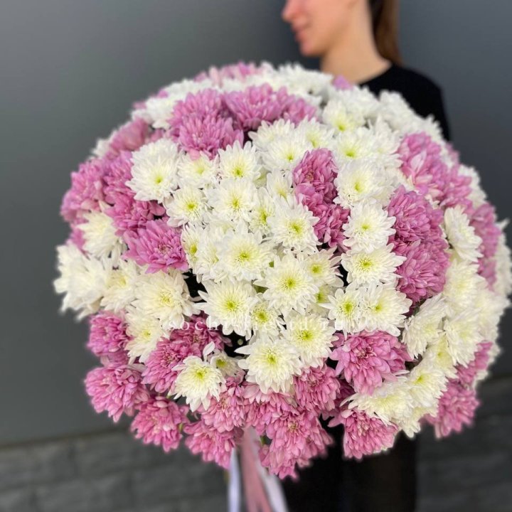  Букет 25 хризантем микс в Перми