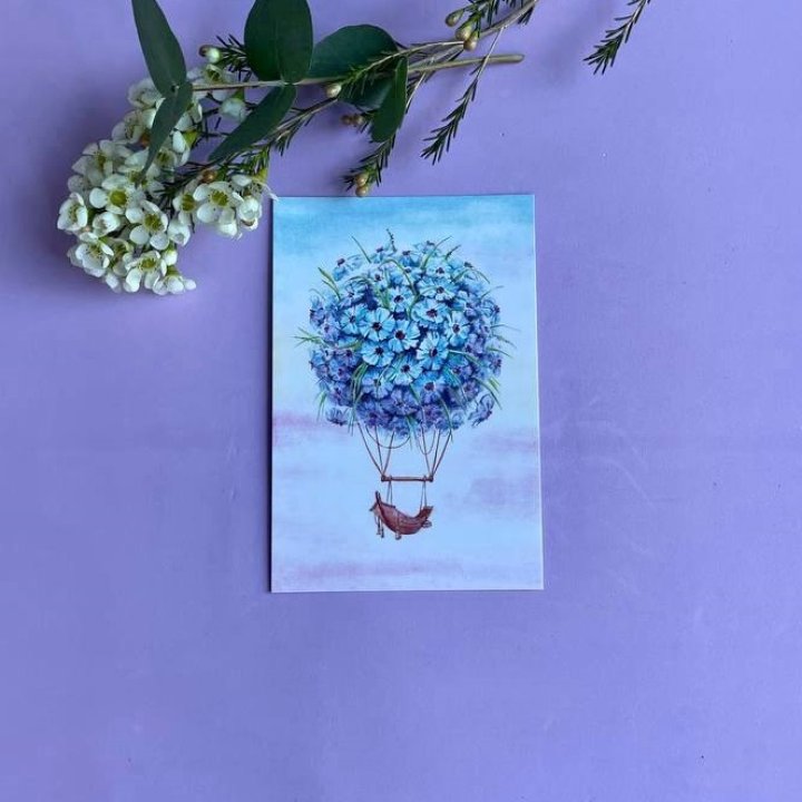 Открытка к букету "Флоростат" в Перми