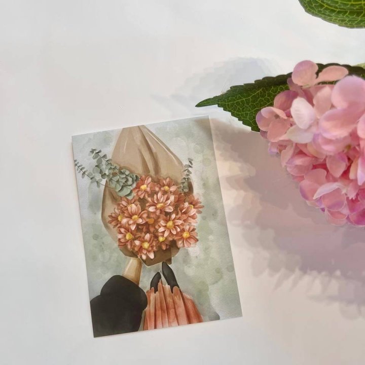 Открытка к букету "Букет" в Перми