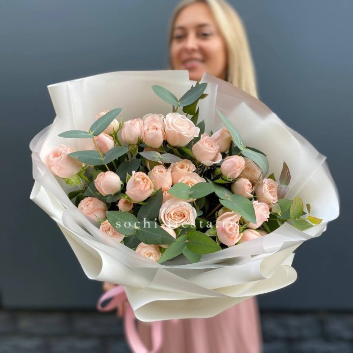 Букет кустовых роз "Фреш" в Перми