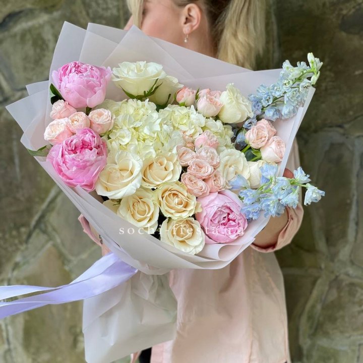 Букет с пионами "Богема" в Перми