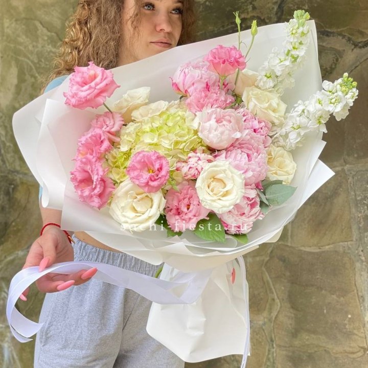 Букет с пионами №3 в Перми