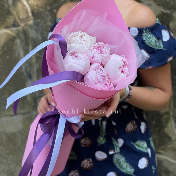 Букет пионов "НАЙ" в Перми